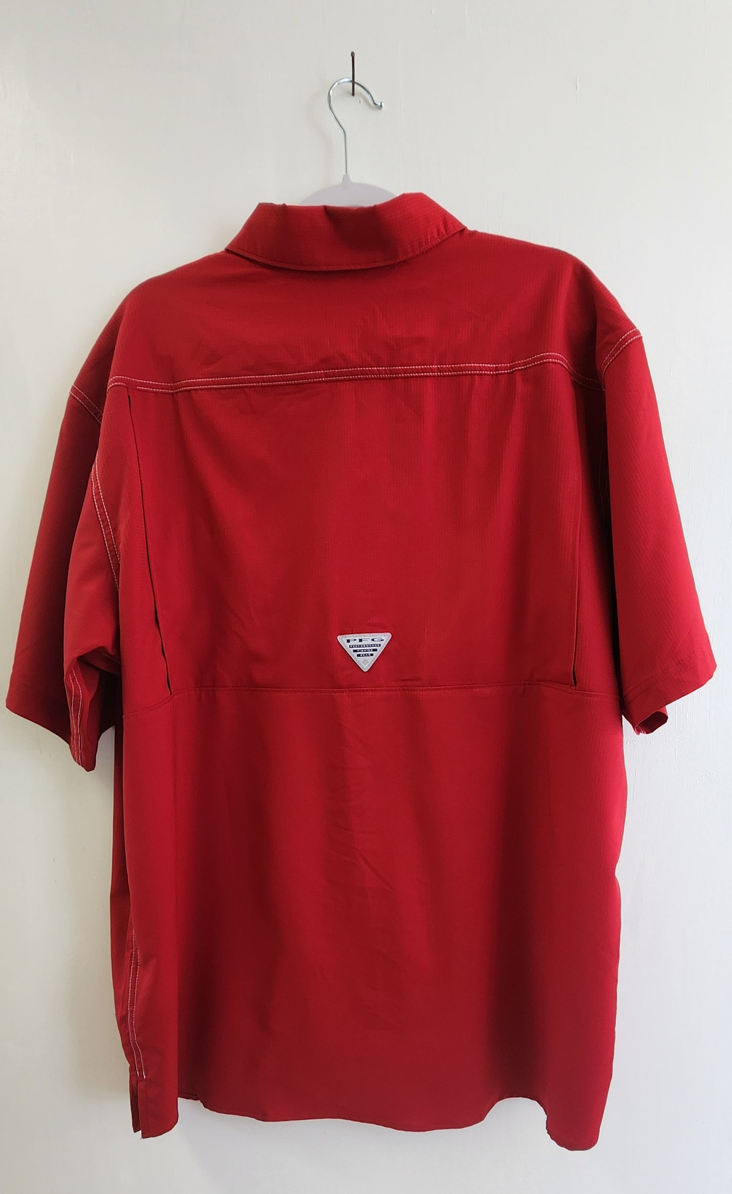 Columbia University of Alabama Red Half Sleeve Shirt - Mens XL