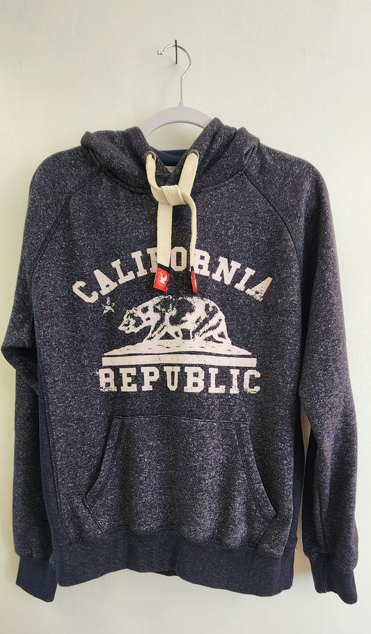 Citywear Men's Hoodies California Republic Letter Hoody Sweatshirt