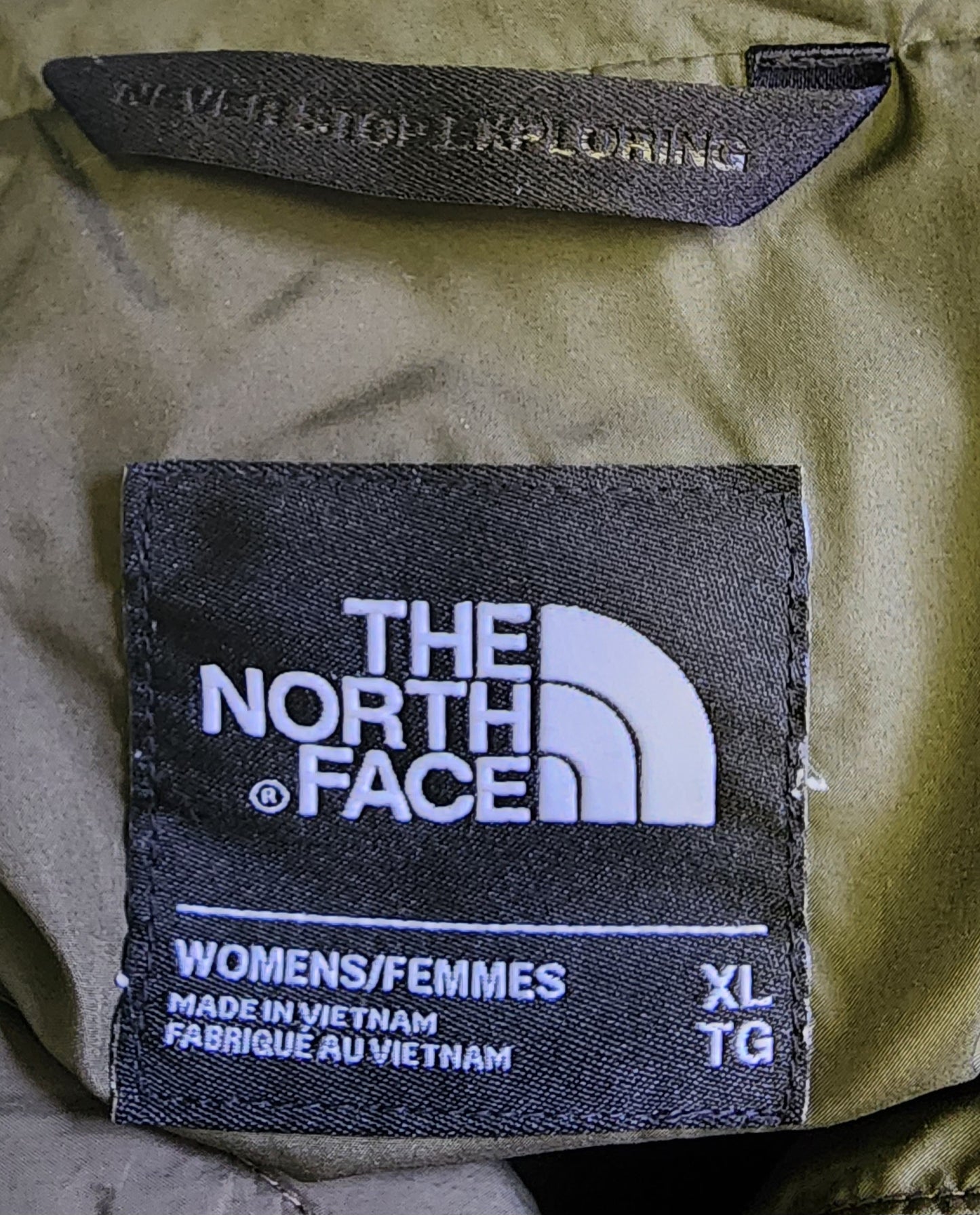 The North Face Women's Khaki Winter Jacket, XL