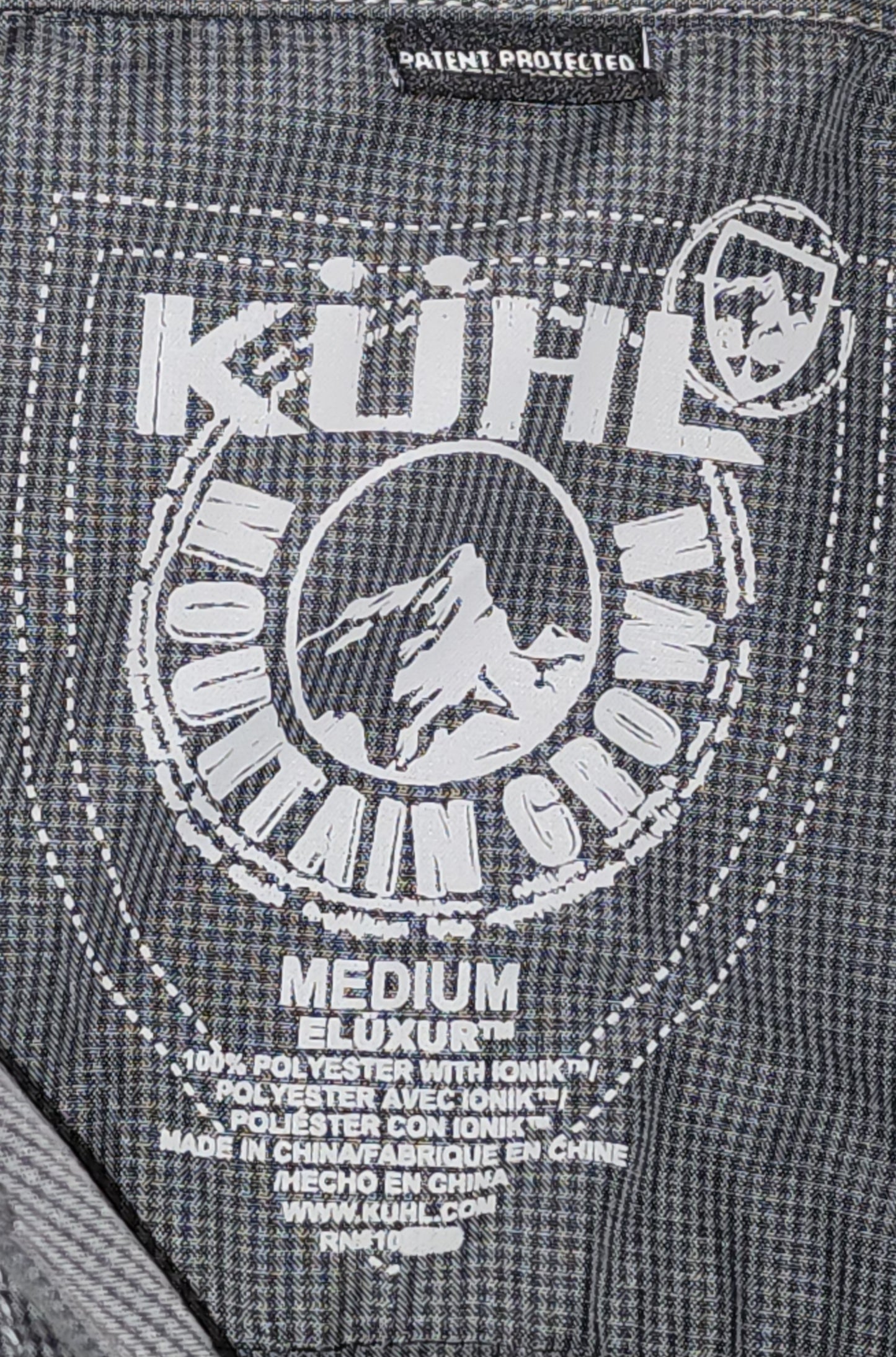 KUHL Men's Performance Grey Full Sleeve Shirt