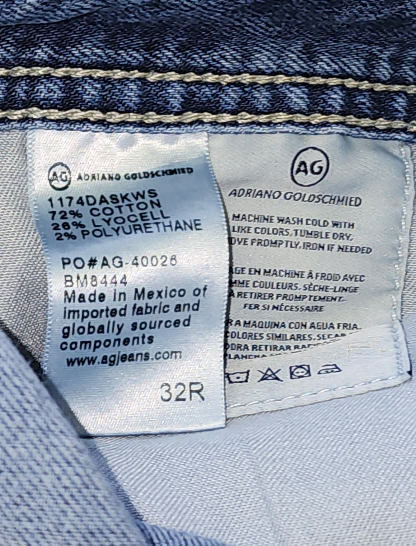 Adriano Goldschmied Tailored Leg Men's Blue Jeans