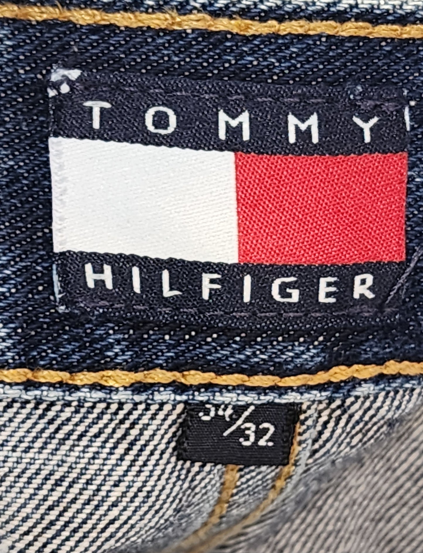 Tommy Hilfiger Blue Wide Led Jeans