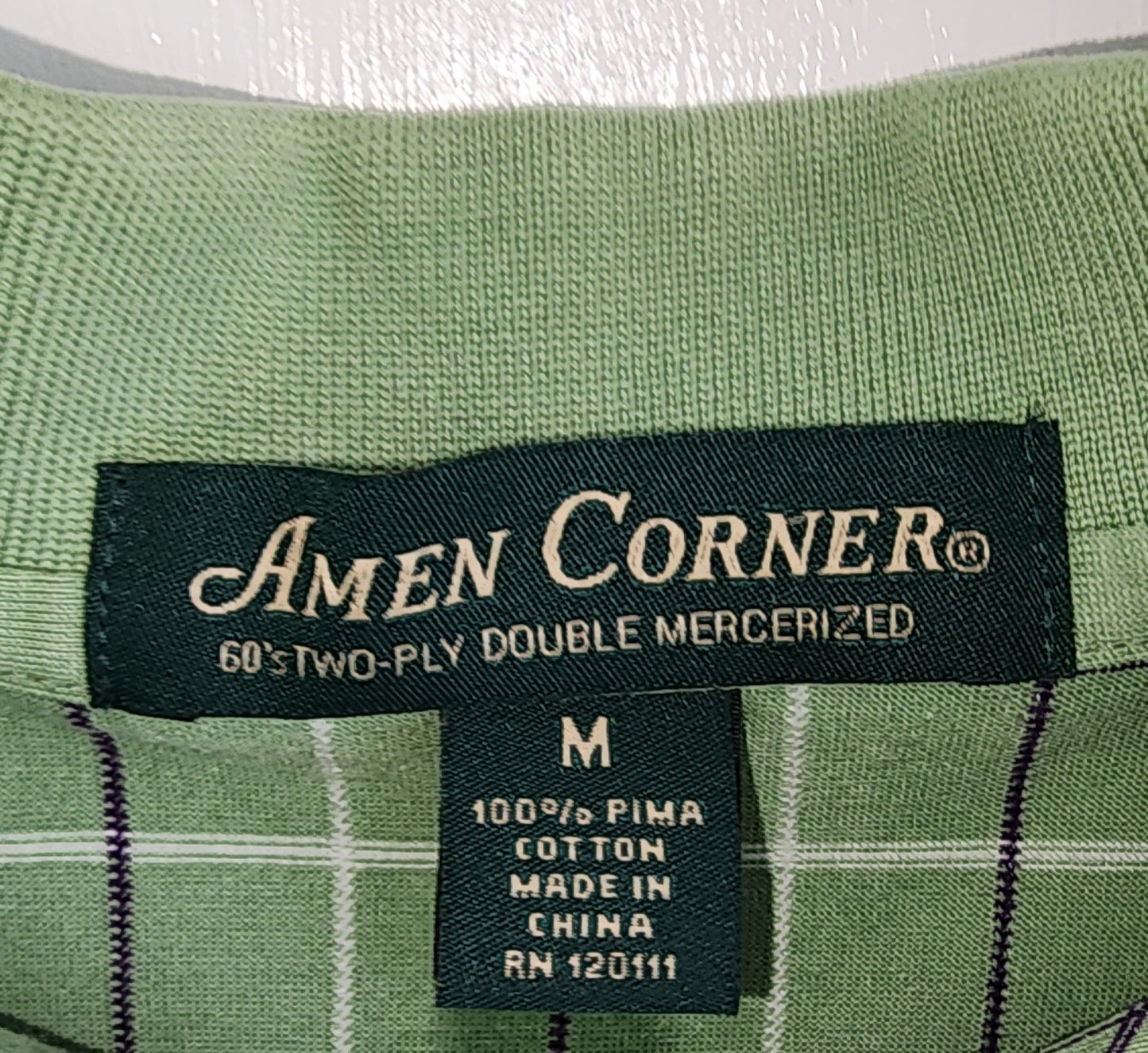 Amen Corner Men's Half Sleeve Cotton Collared T-Shirt