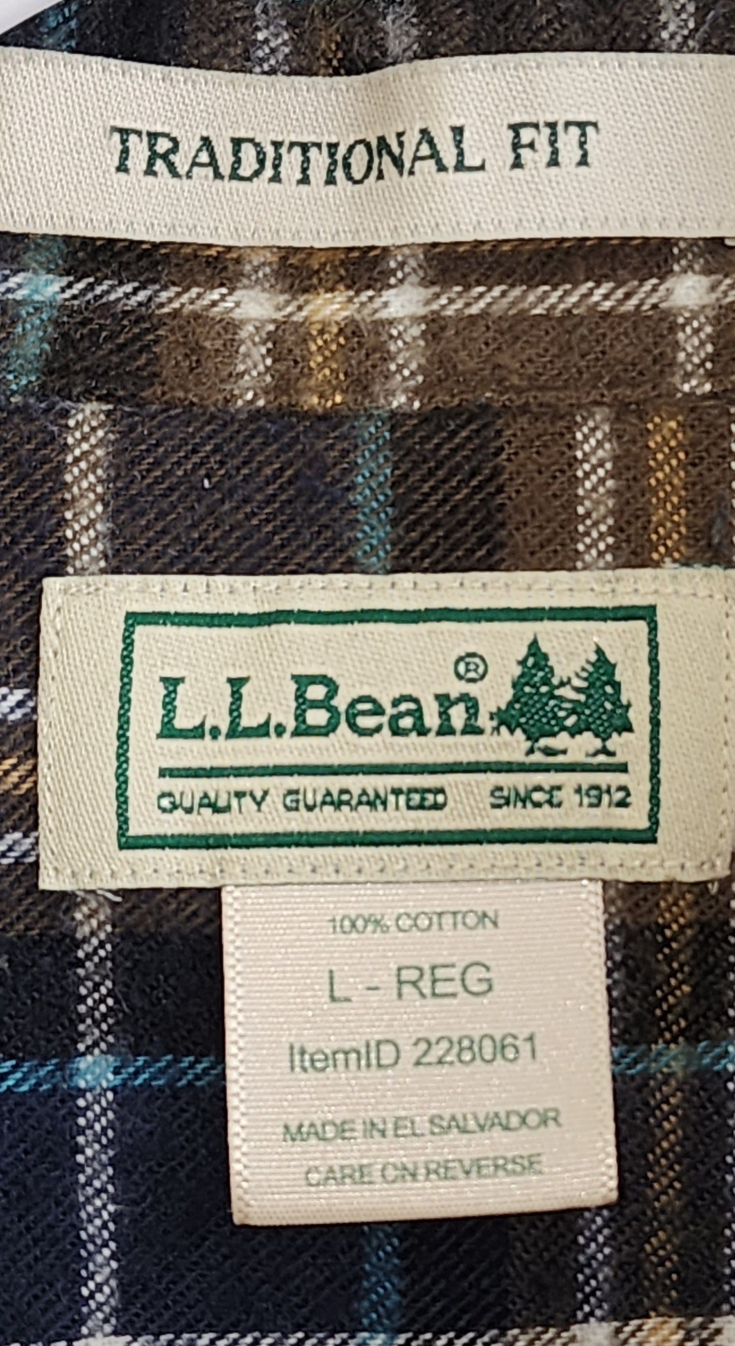 L.L.Bean Traditional Fit Cotton Men's Full Sleeve Shirt