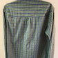 Mountain Khakis Blue & Green Checks Men's Relaxed Fit Full Sleeve Shirt - M