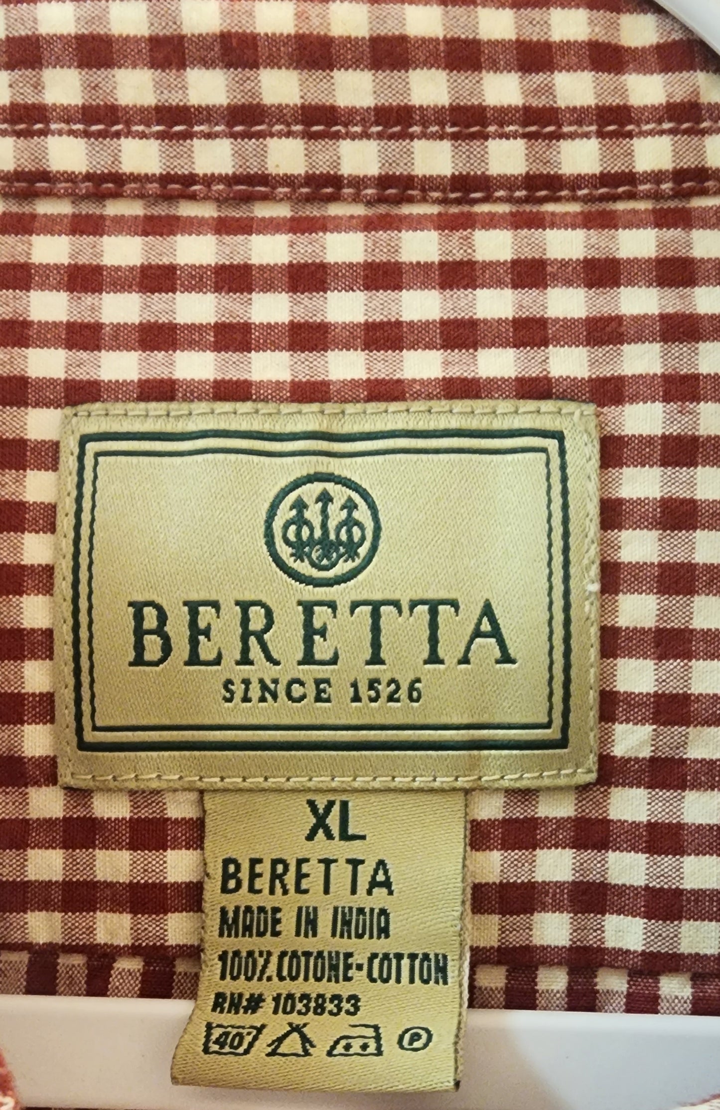 Beretta Cotton Lining Men's Full Sleeve Shirt - XL