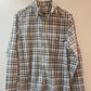 J Crew 100% Cotton Checks Men's Black and White Full Sleeve Shirt - XS