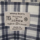 J Crew 100% Cotton Checks Men's Black and White Full Sleeve Shirt - XS