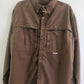 Drake Waterfowl Systems Brown Full Sleeve Shirt - M