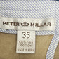 Peter Millar Khaki Straight Fit Men's Jeans, 35