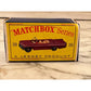 VTG ORIGINAL Lesney Matchbox No. 39 YELLOW PONTIAC CONVERTIBLE w/ Original Box