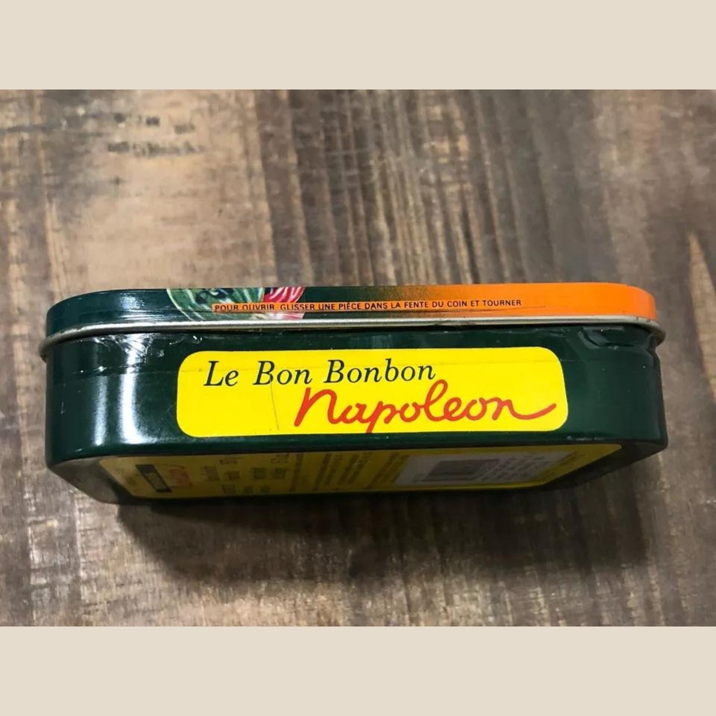 VTG Le Bon BonBons Napoleon Assorted Flavor Candy Tin - Made in Belgium (EMPTY)