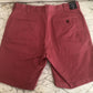 NWT J. Crew Mercantile Flex Gramercy Red Chino Shorts - mens sz 32 w/ 9” inseam