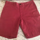 NWT J. Crew Mercantile Flex Gramercy Red Chino Shorts - mens sz 32 w/ 9” inseam