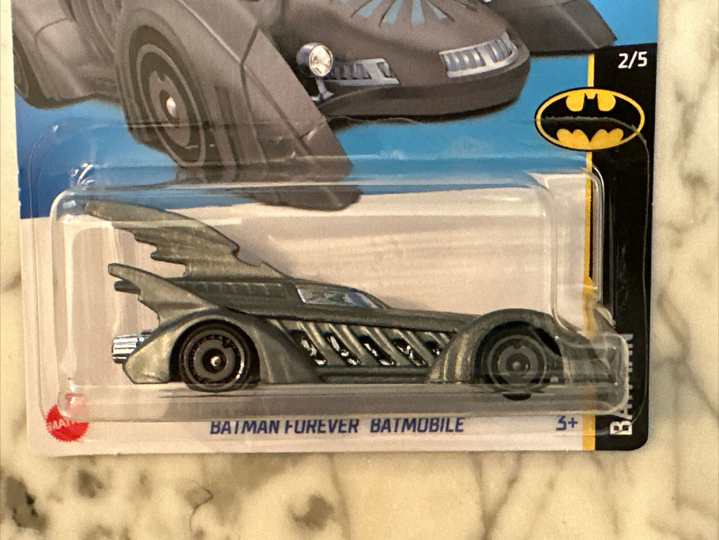 2023 Hot Wheels BATMAN FOREVER Batmobile, 2/5 Dark Gray HKJ73