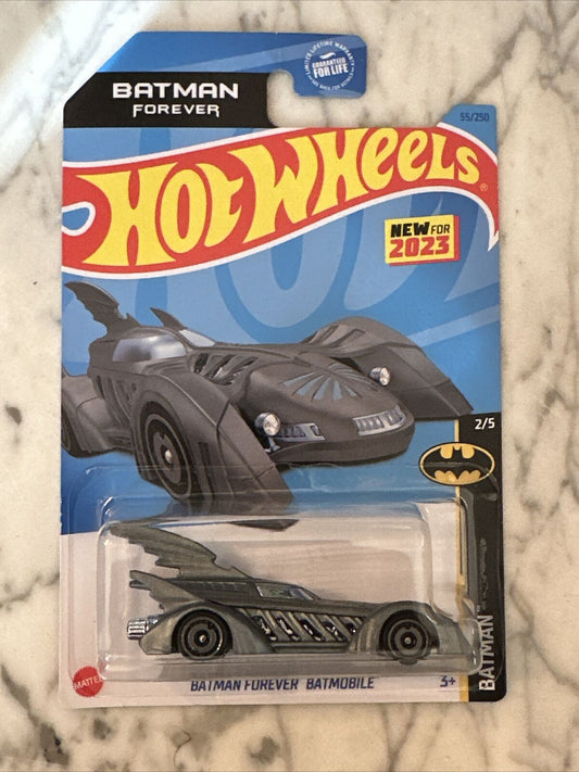 2023 Hot Wheels BATMAN FOREVER Batmobile, 2/5 Dark Gray HKJ73