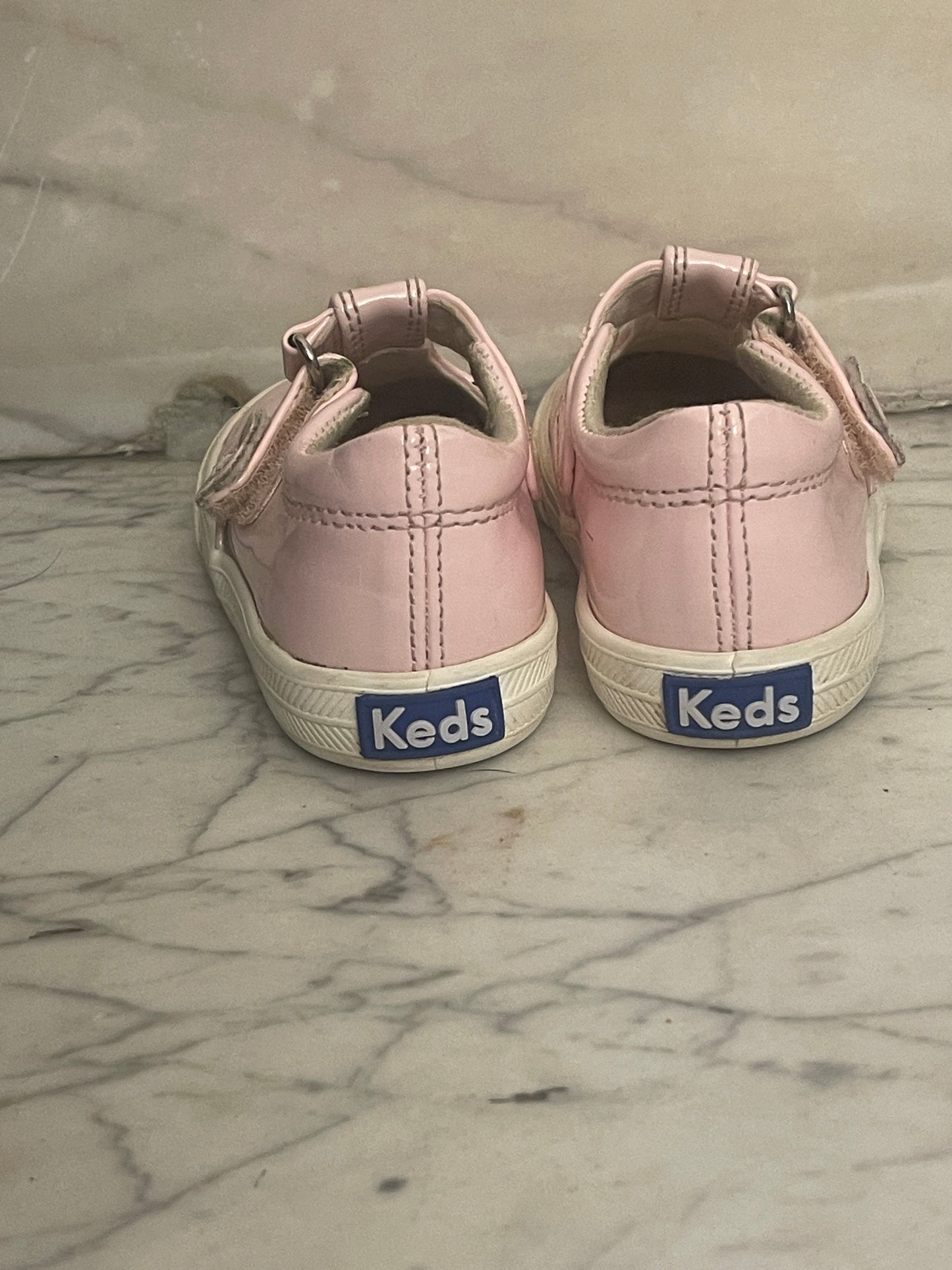 Toddler Keds. Pink patent