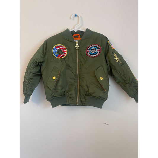 Up And Away Bomber Jacket Junior Flight Pilot Kids Coat