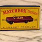 VTG ORIGINAL Lesney Matchbox No. 39 YELLOW PONTIAC CONVERTIBLE w/ Original Box