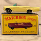 VTG ORIGINAL Lesney Matchbox No. 39 YELLOW PONTIAC CONVERTIBLE w/ Original Box