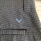 EUC Callaway Blue Houndstooth Flat Front Plaid Golf Shorts - mens sz 32