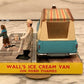 VTG ORIGINAL CORGI TOYS 447 WALL’S ICE CREAM VAN ON FORD THAMES w/ BOX NEAR MINT