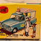 VTG ORIGINAL CORGI TOYS 447 WALL’S ICE CREAM VAN ON FORD THAMES w/ BOX NEAR MINT