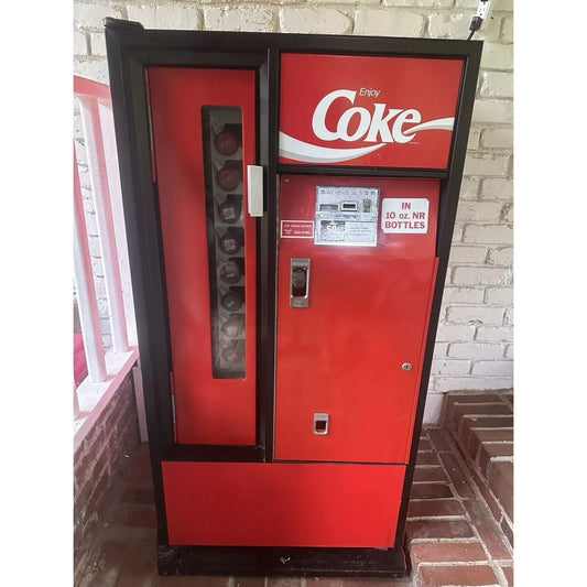 Vintage CocaCola Coke Coin-op Vending Machine, 1960s Cavalier USS-8-64