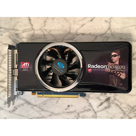 EUC Radeon HD 4870 1 GB GDDR5 2CI-E DUAL DVI-I/TV0 P/N: FC00125-R0 2B932C1