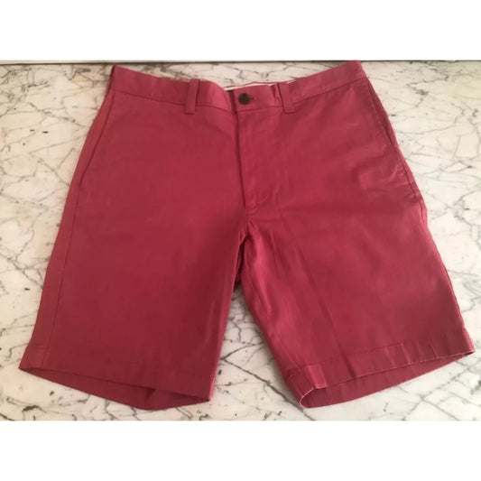 NWT J. Crew Mercantile Flex Gramercy Red Chino Shorts - mens sz 32 w/ 9” inseam