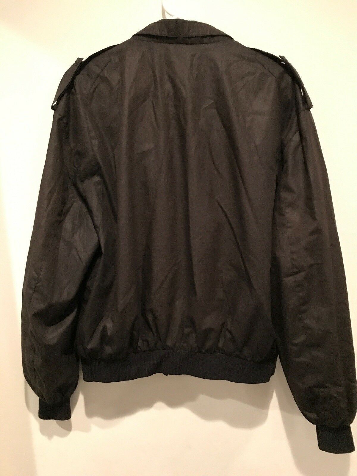 Vintage Mens Members Only Cafe Racer Jacket (BLACK) - Size 46