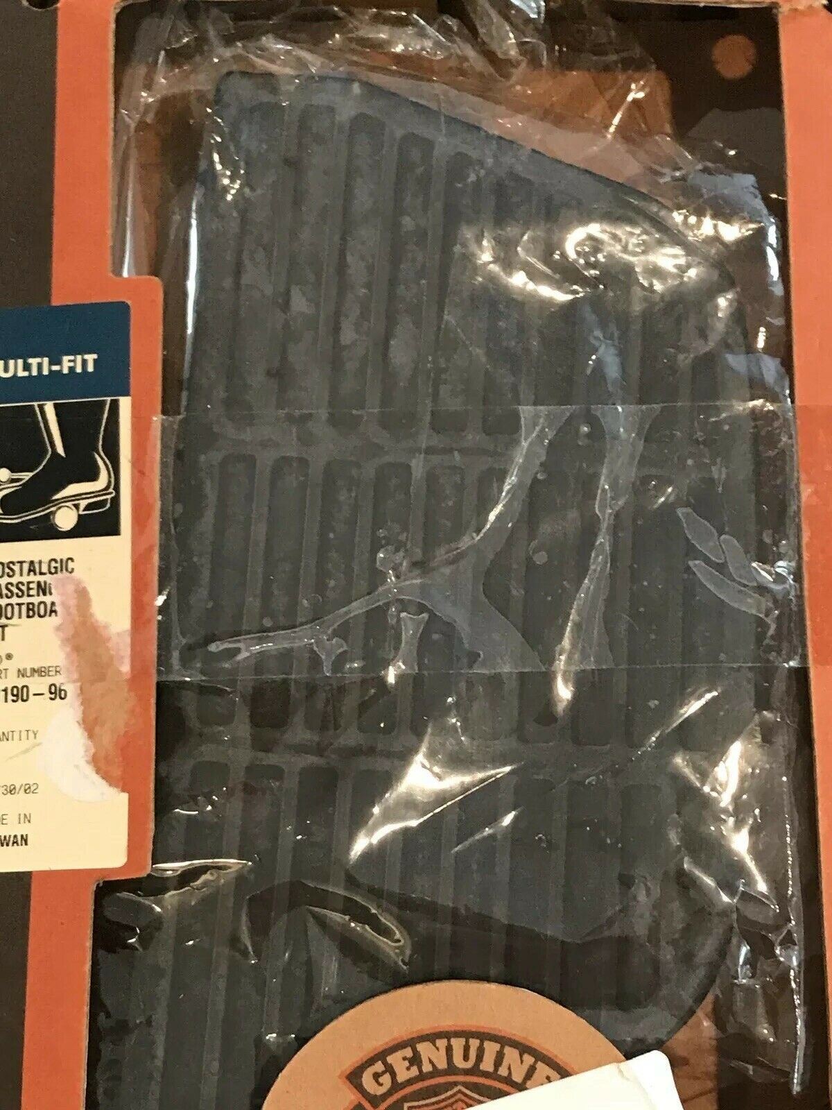 NIB NEW 50190-96 Harley Nostalgic Passenger Foot board Pegs 1986-Later Touring