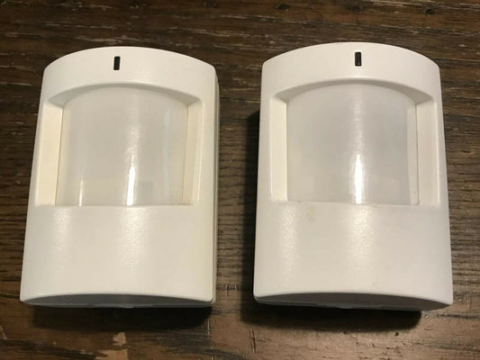 Pair Of Qolsys QS-1200-P01 IQMotion Wireless Infrared Motion Detectors - Works!