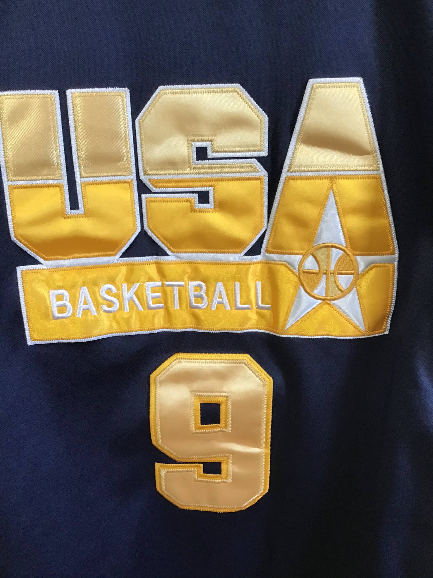 EUC Nike USA Original Dream Team Basketball Jersey - Michael Jordan #9 - Size L