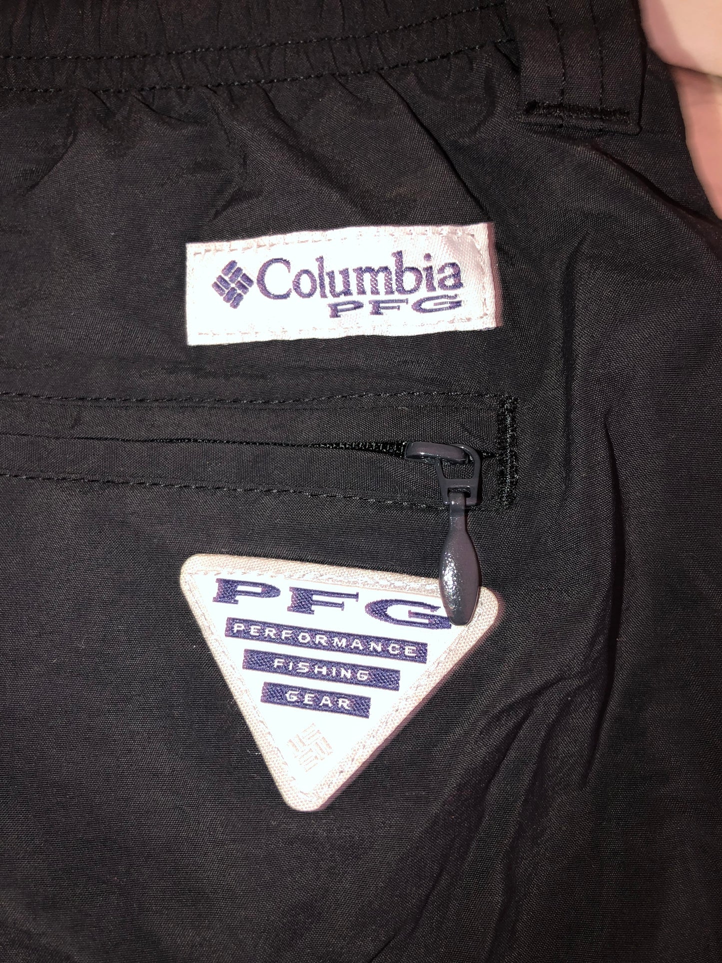 NWT Columbia Mens PFG Omnishade Fishing Shorts - sz: XXL - 6" inseam (BLACK)