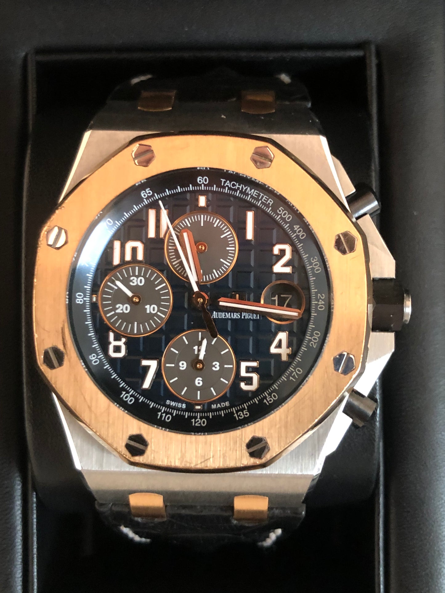 Audemars Piguet Royal Oak Offshore Chrono Special Edition Burcherer Blue Watch