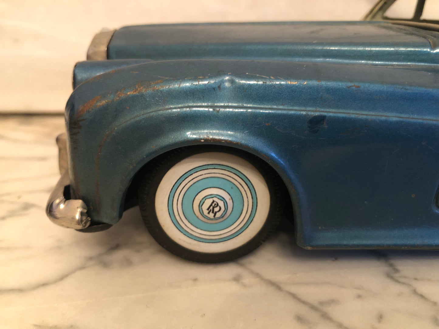 Vintage 1960s Bandai Rolls-Royce Silver Cloud Friction Car (JAPAN)