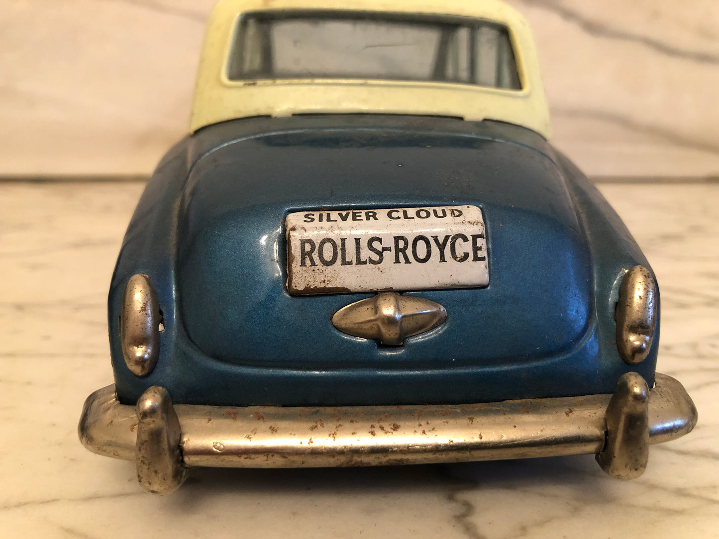 Vintage 1960s Bandai Rolls-Royce Silver Cloud Friction Car (JAPAN)