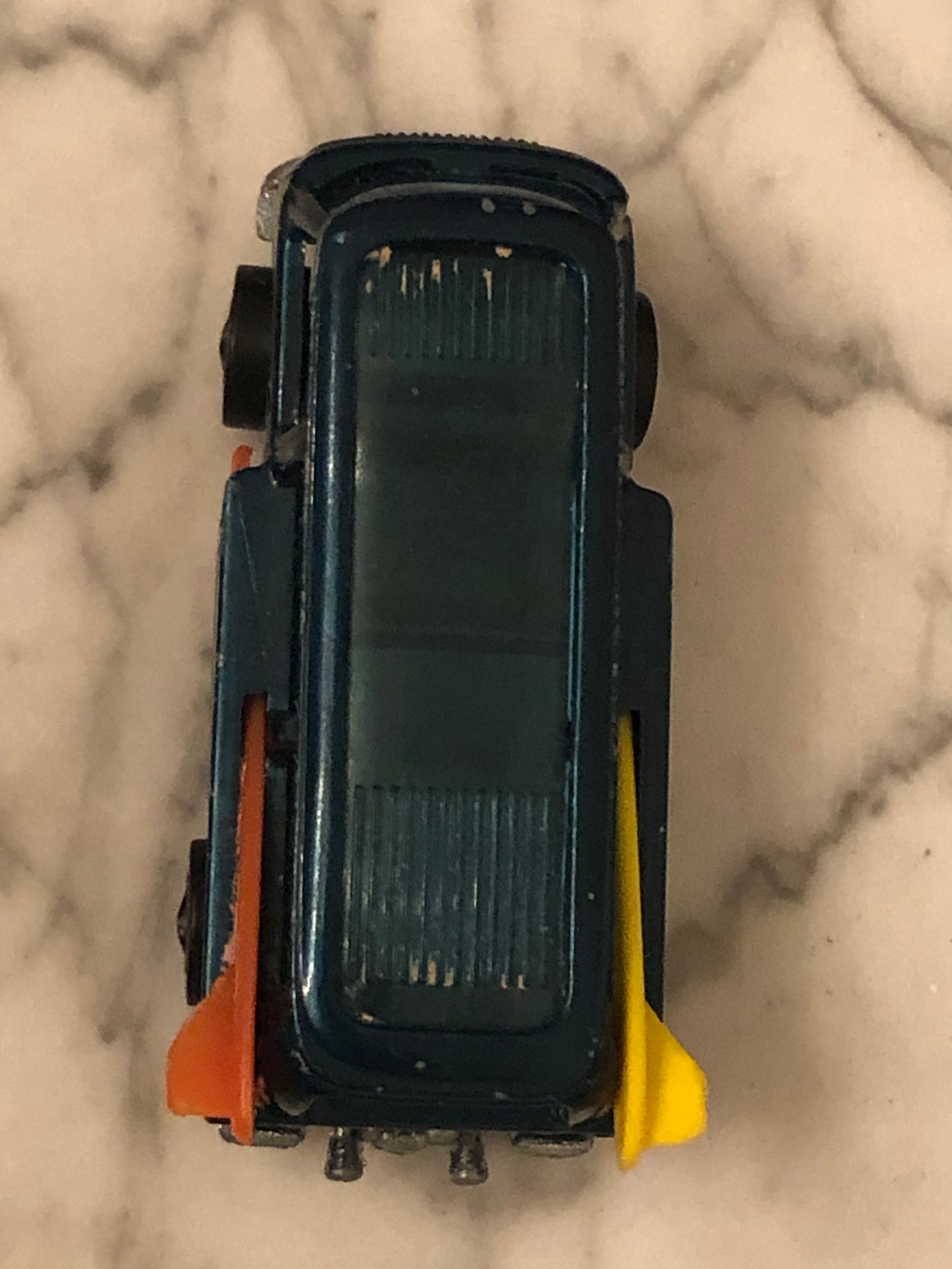 1969 Redline Hot Wheels Blue Beach Bomb Surf Van w/ Surfboards (Hong Kong)